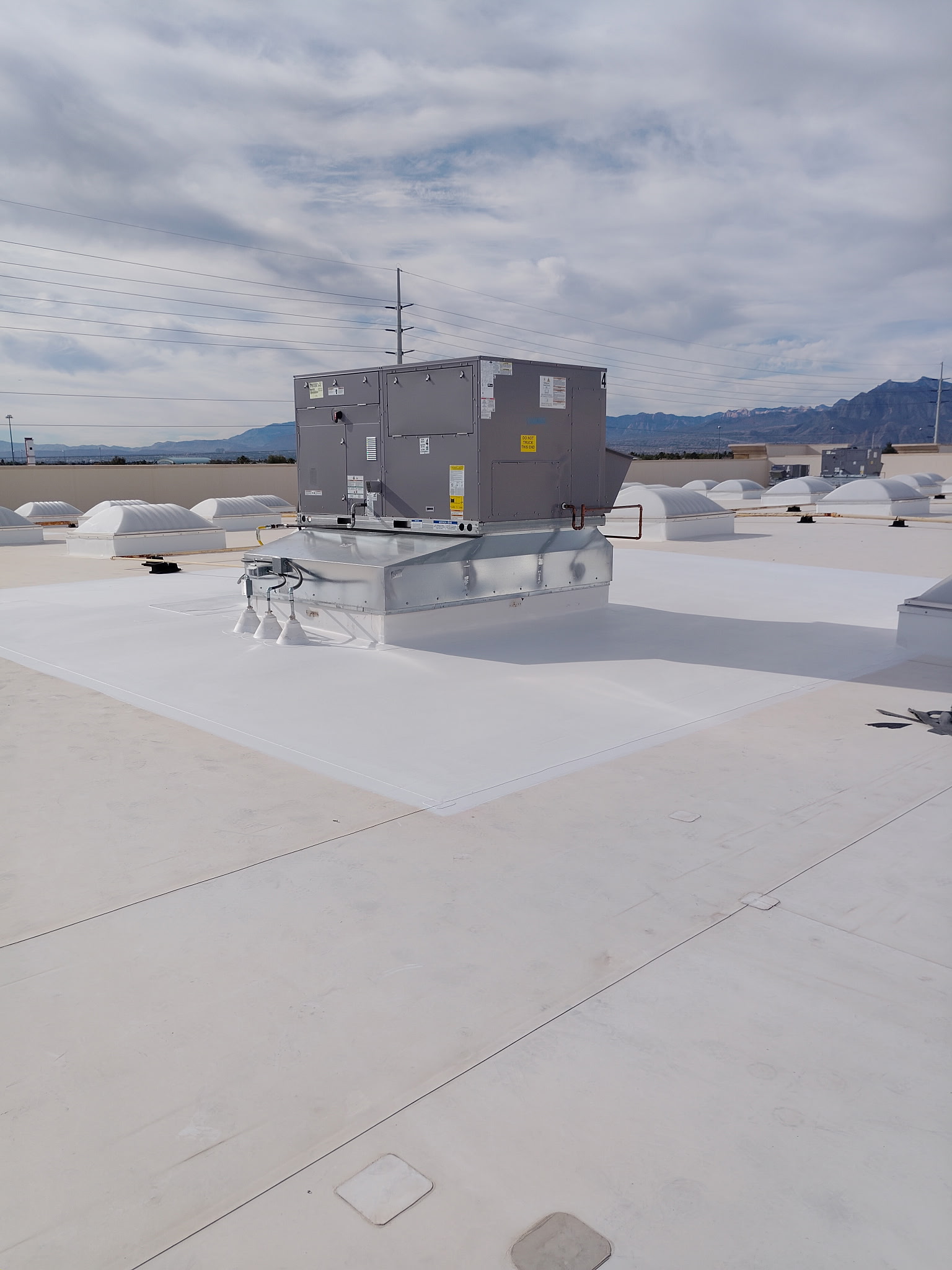 Rooftop Work - Commercial roof area